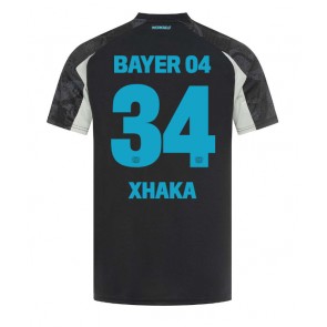 Bayer Leverkusen Granit Xhaka #34 Tredje trøje 2024-25 Kort ærmer